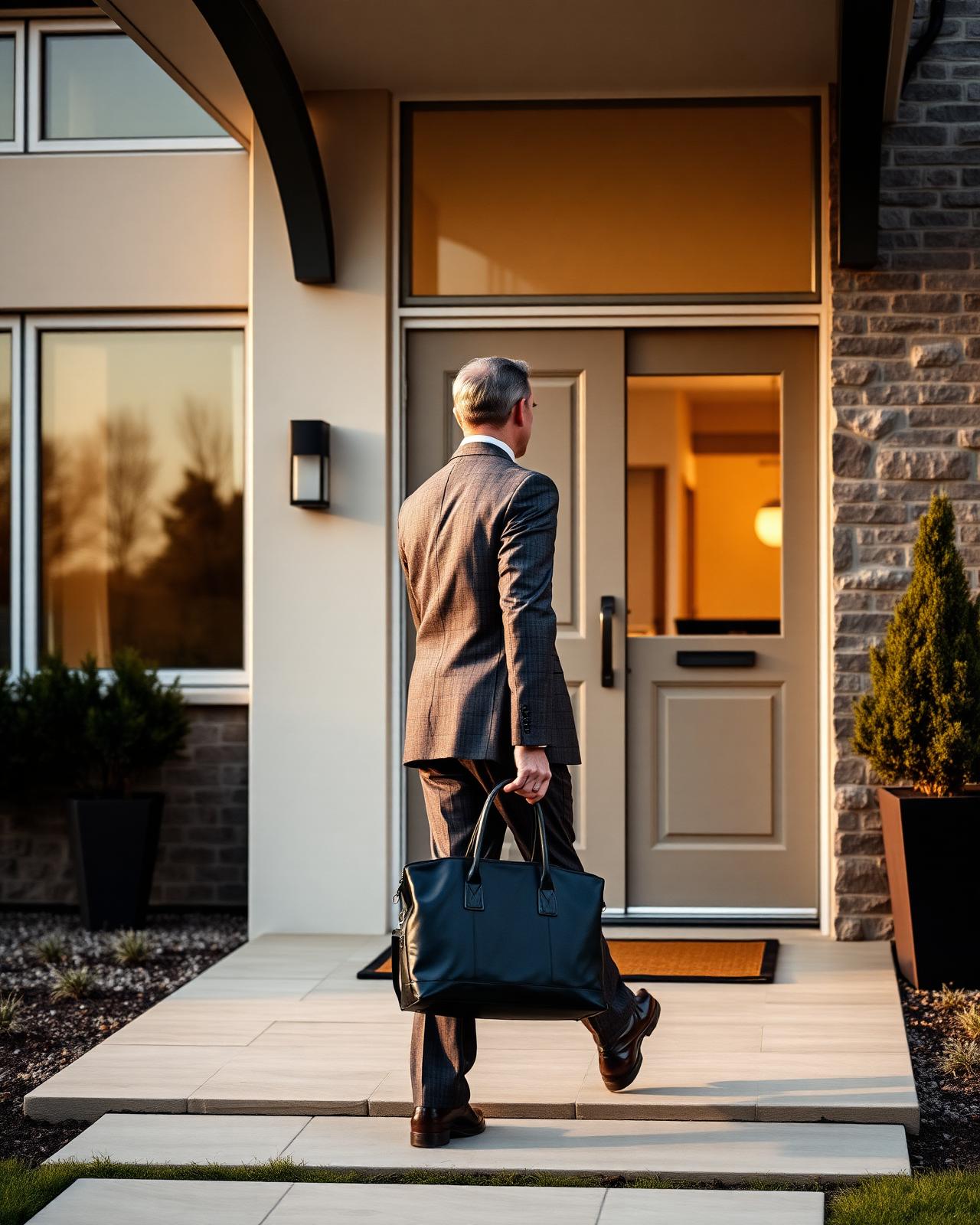 Private GP arriving at a home in Beaconsfield, Penn & Amersham